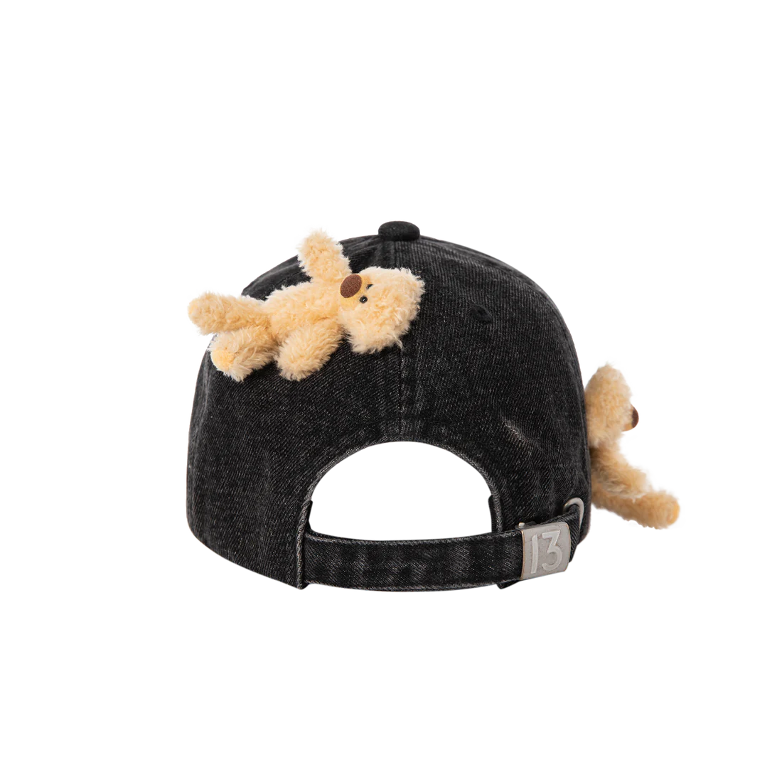 13DE MARZO MULTI BEAR DENIM CAP BLACK