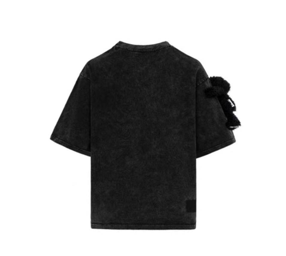 13 DE MARZO WASHED RIVET LOGO T-SHIRT