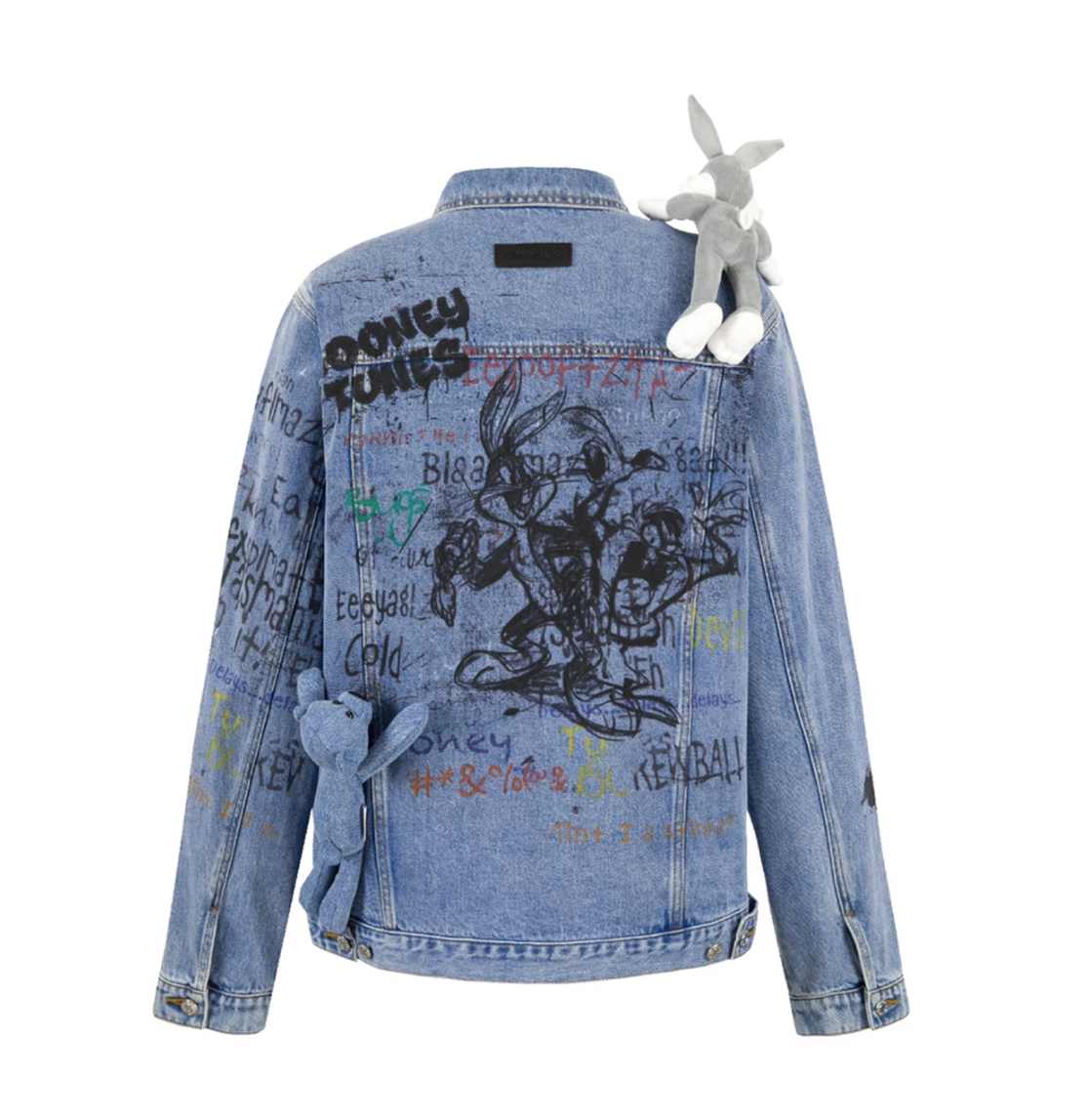 13 DE MARZO BUG BUNNY GRAFFITI DENIM JACKET