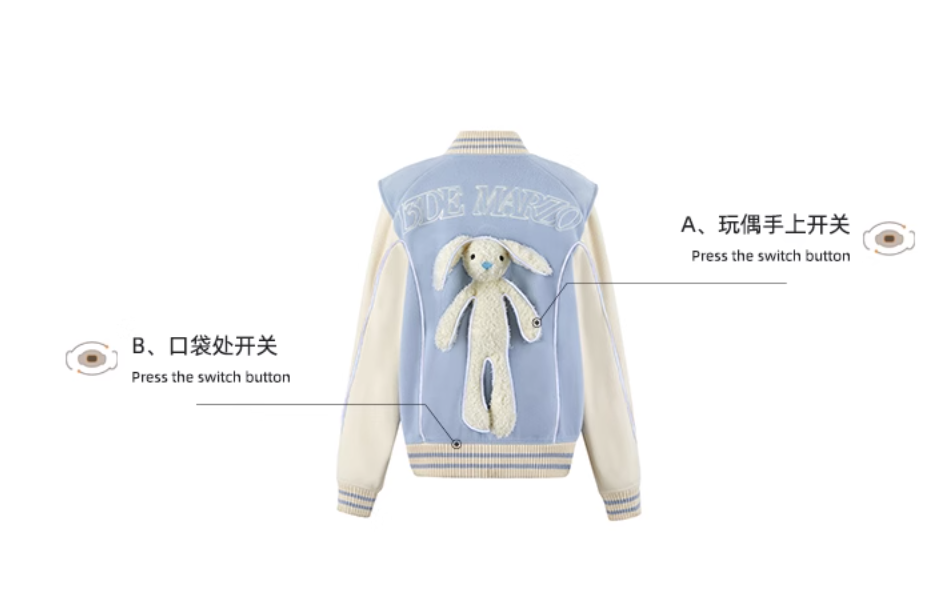 13 DE MARZO GLOWING LIGHTS WITH DOLL BASEBALL UNIFORMS