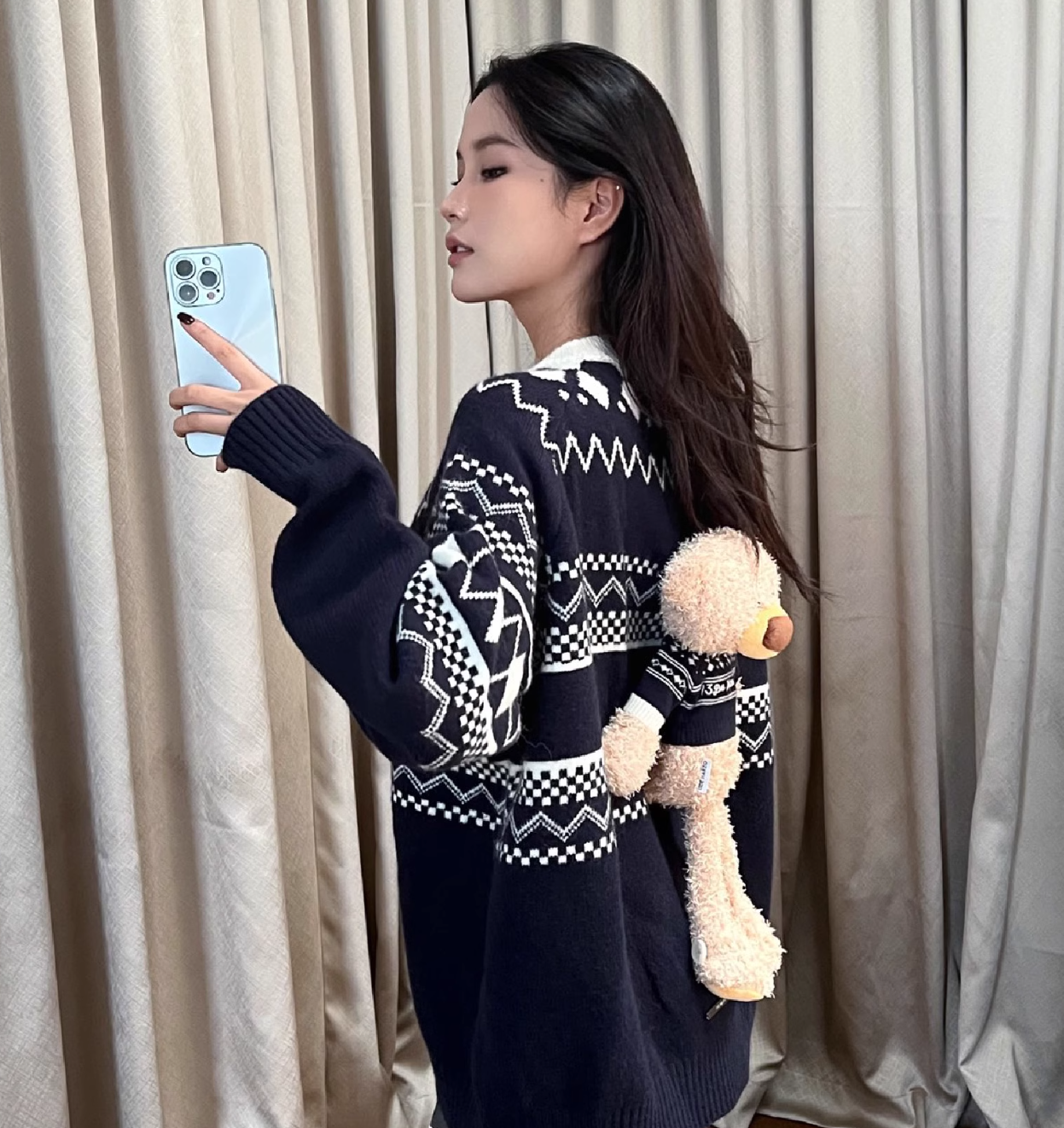 13 DE MARZO BEAR EXOTIC NOSTALGIA SWEATER