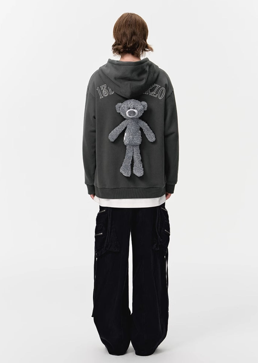 13DE MARZO DOOZOO LOGO ZIP HOODIE