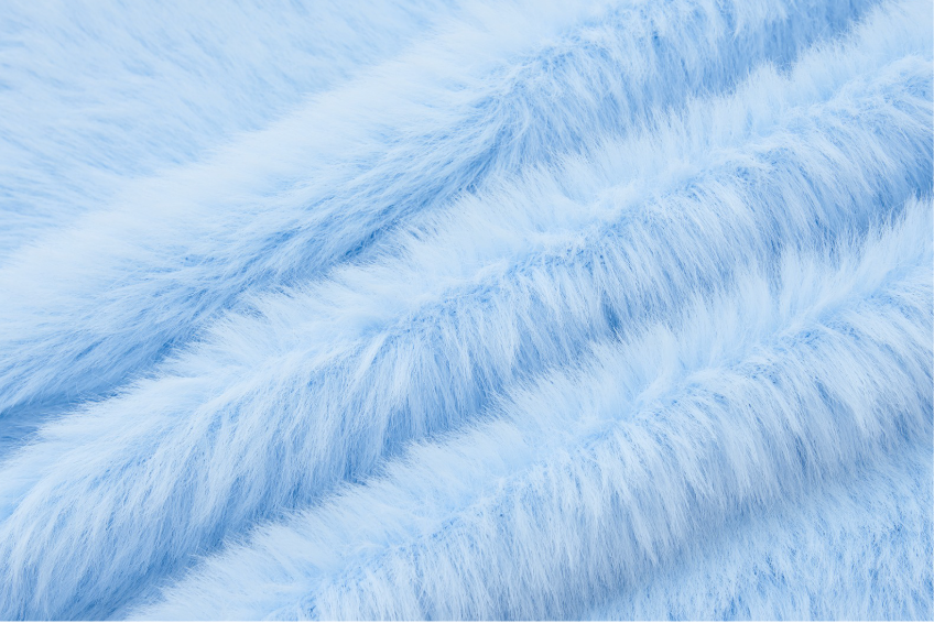 13DE MARZO Faux Mink Fur Zip Jacket