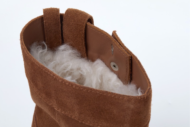 13DE MARZO Logo Snow Boots Brown