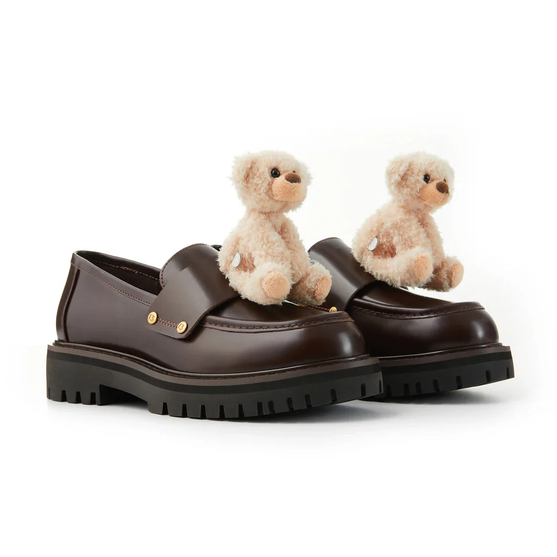 13DE MARZO Bear logo Loafers