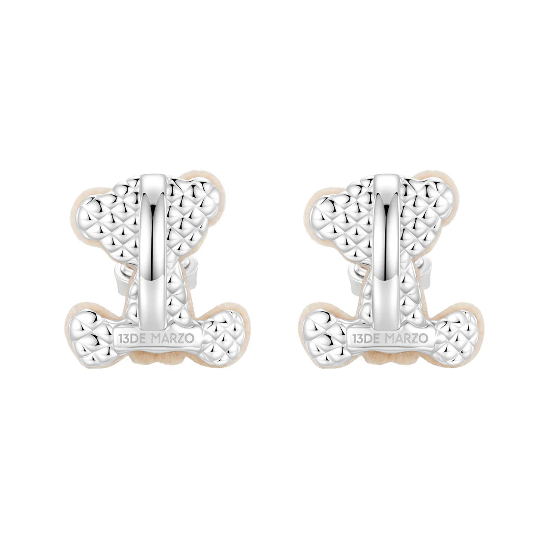 13DE MARZO Cute Sitting Bear Earrings