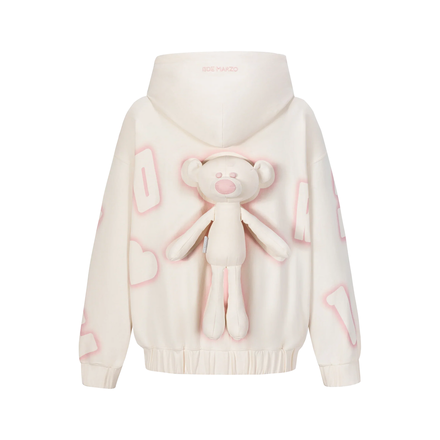 13DE MARZO DIGITAL LOGO MONOGRAM HOODIE