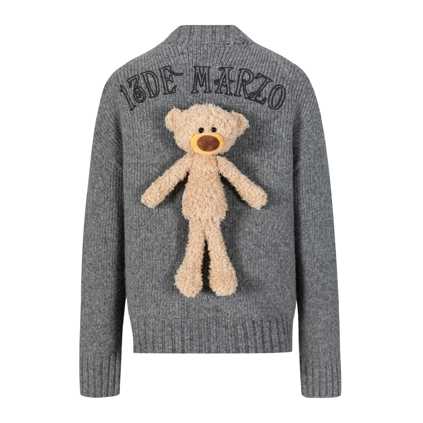 13DE MARZO DOOZOO V-NECK EMBROIDERY CARDIGAN
