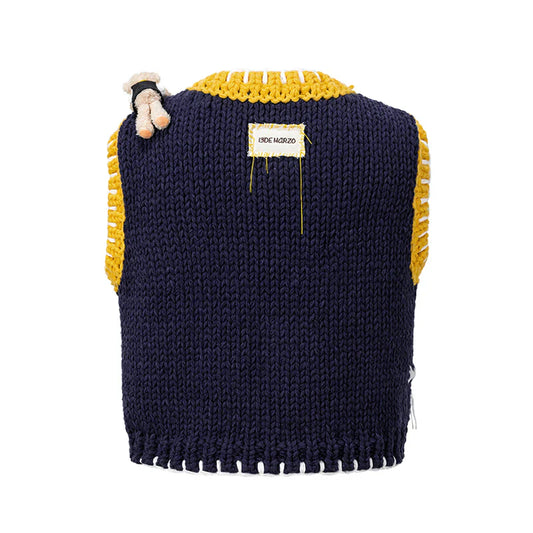 13DE MARZO Tailor Bear Tools Knit Vest