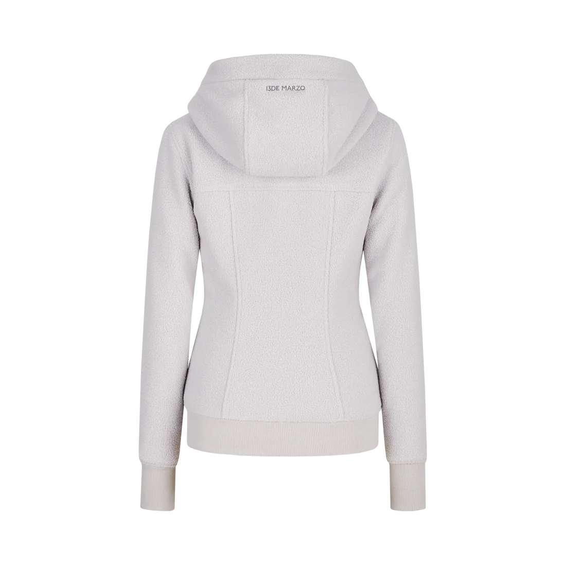 13DE MARZO Slim Fit Fleece Hoodie Grey
