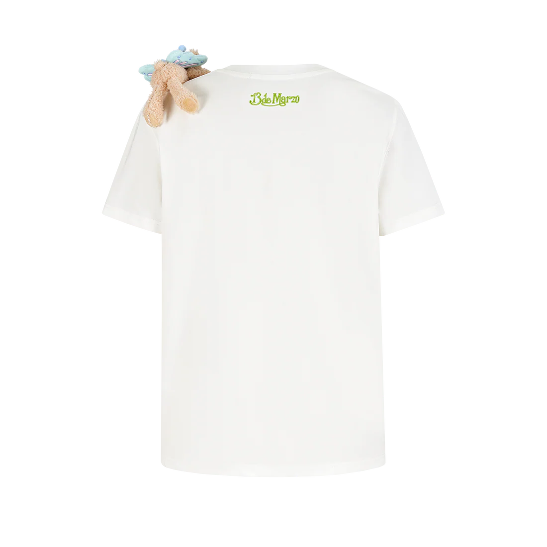 13DE MARZO Floral Bear Illustration T-Shirt