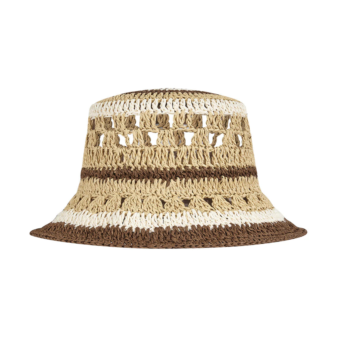 13DE MARZO Crochet Bucket Hat Khaki