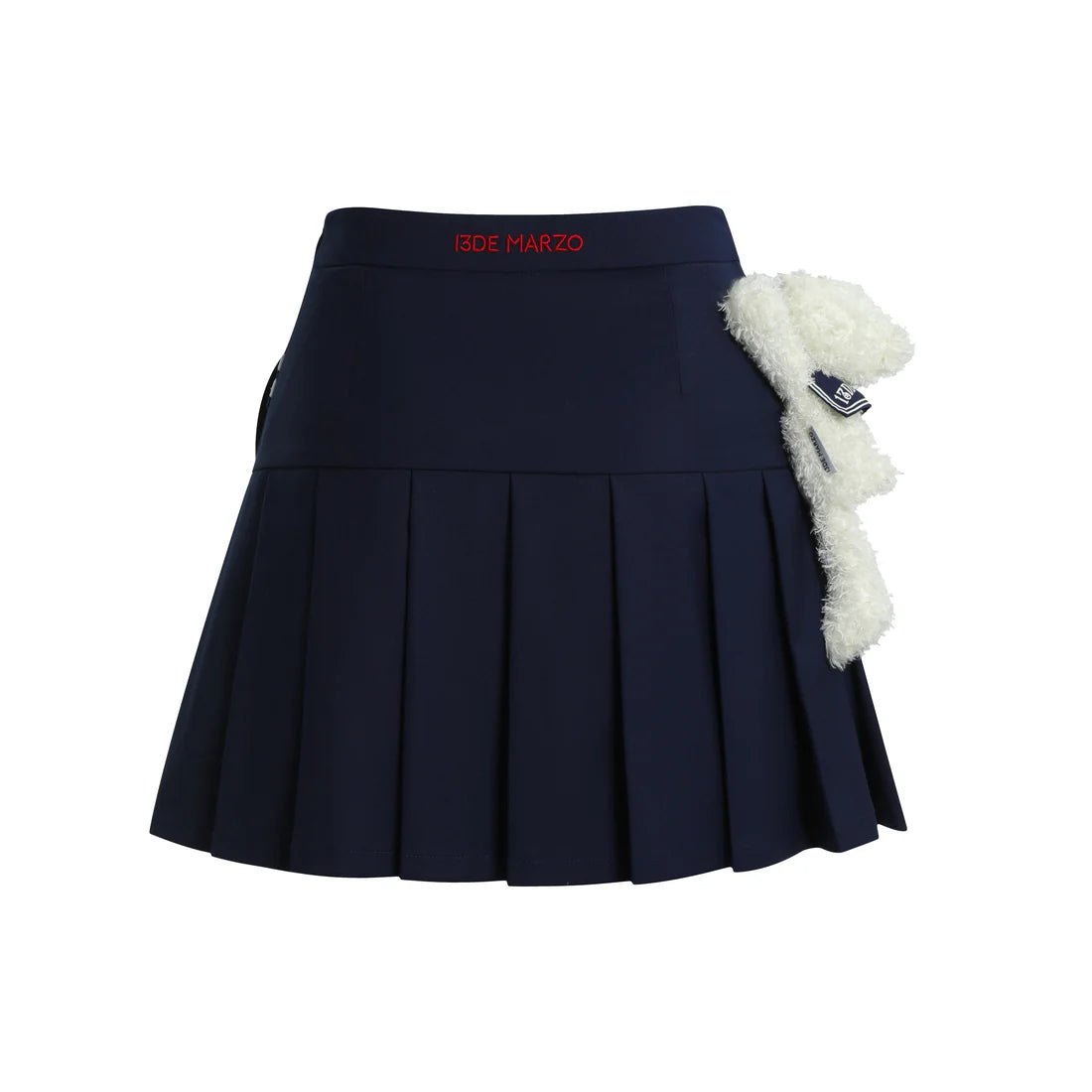 13DE MARZO Bear Sailor Dress Navy