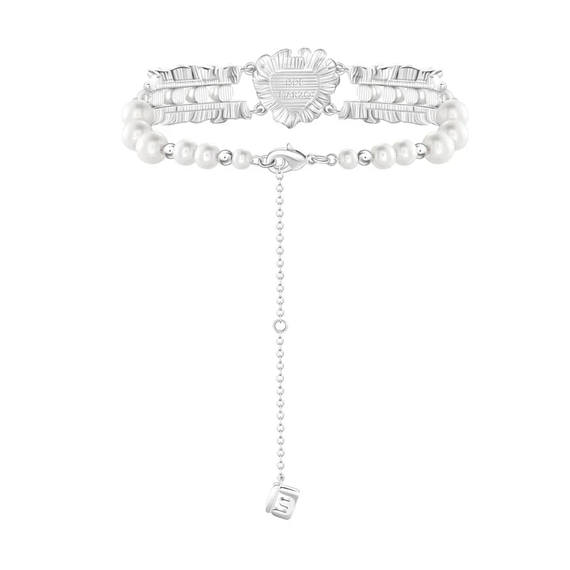 13DE MARZO Bear Pearl Bracelet