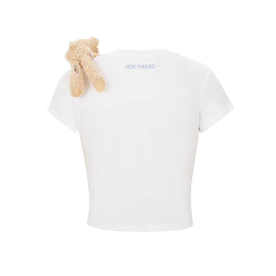 13DE MARZO Bear Stickers Top White