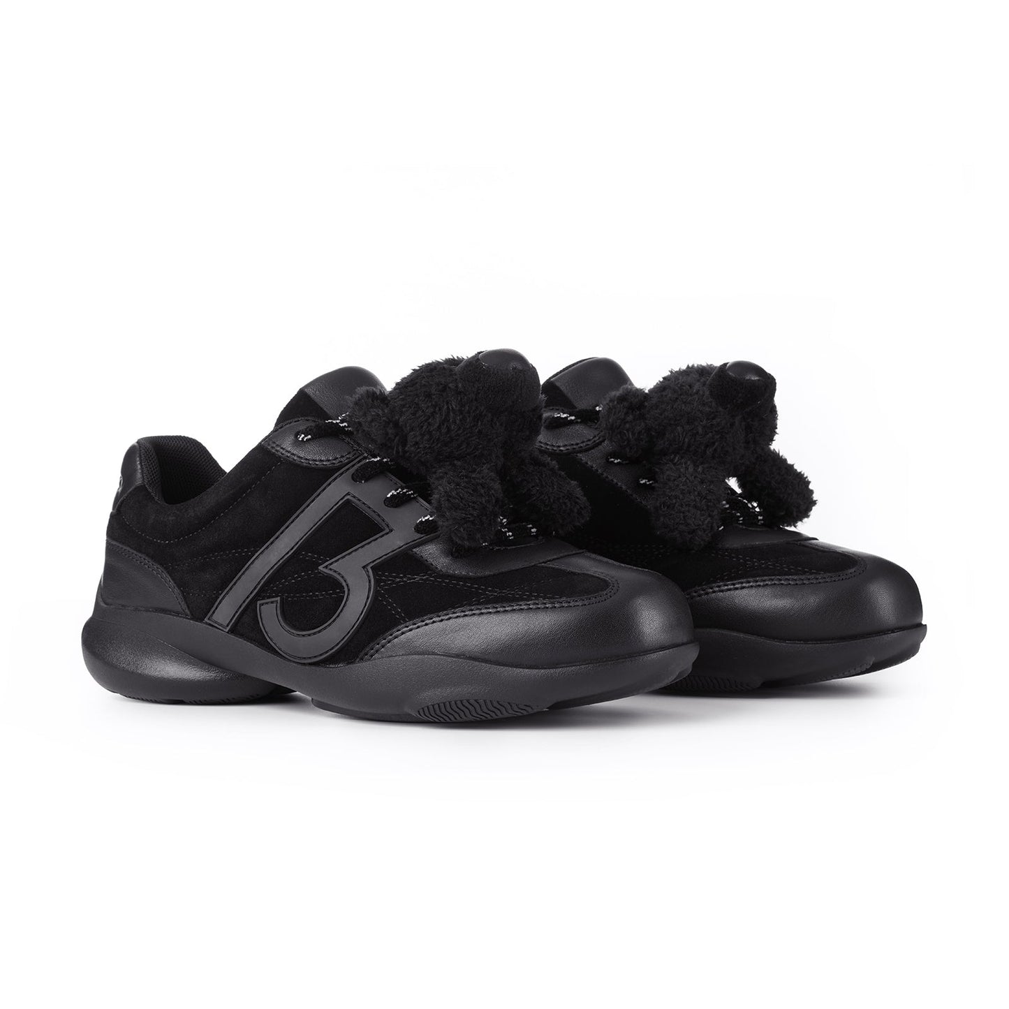 13DE MARZO Bear Vintage Racing Sneaker Black