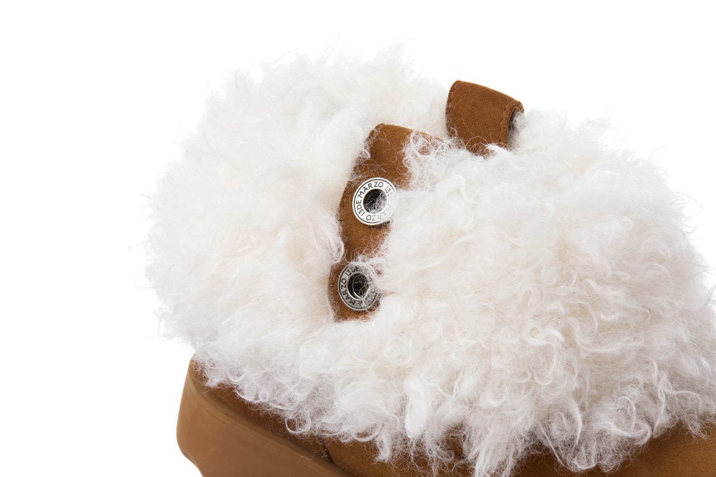 13DE MARZO Lower Fuzzy Snow Boots Khaki