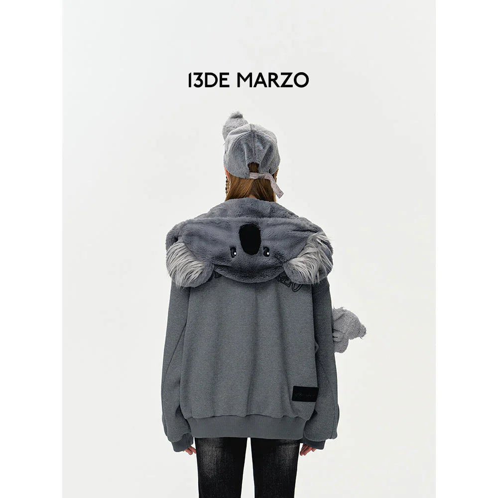 13DE MARZO KOALA ZIP HOODIE MELBOURNE EDITION