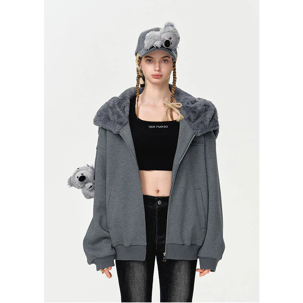 13DE MARZO KOALA ZIP HOODIE MELBOURNE EDITION