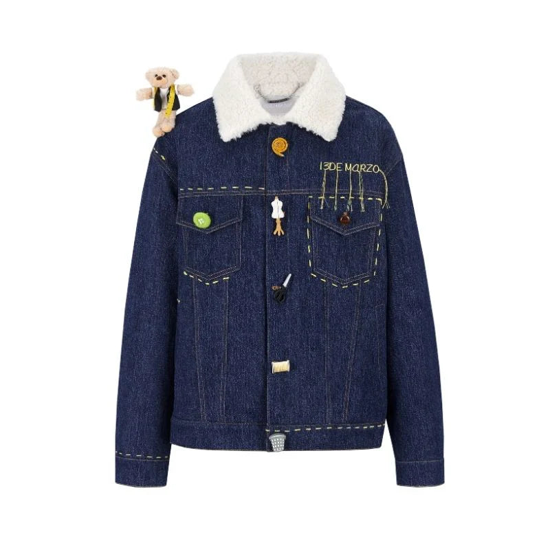 13DE MARZO Tailor Bear Fleece Jacket