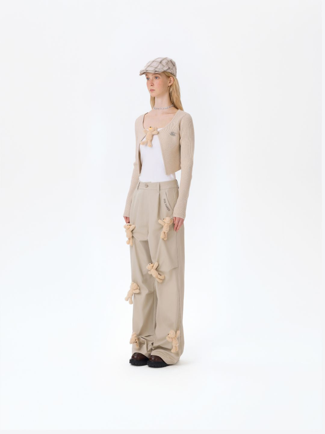 13DE MARZO Doozoo Casual Cargo Pants Khaki