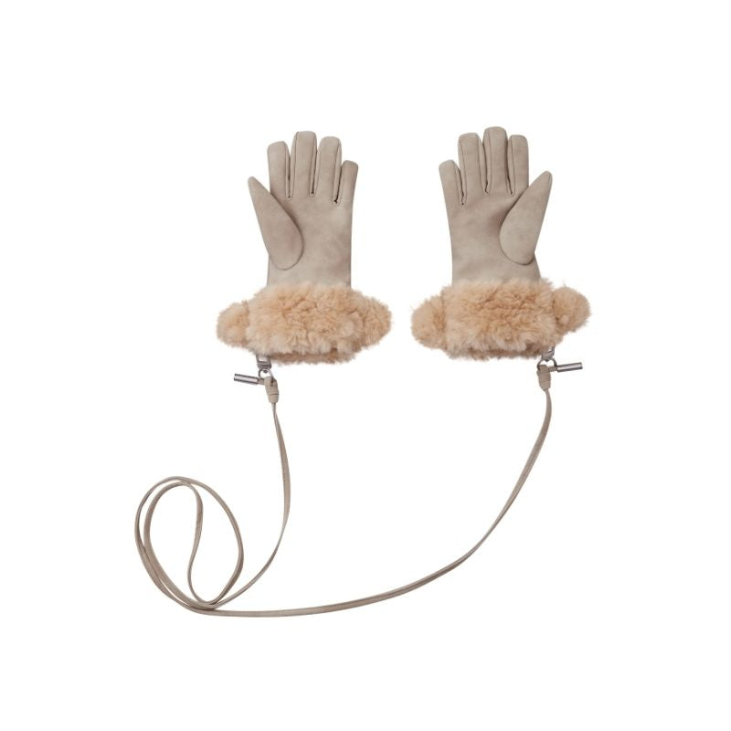 13DE MARZO Bear Cuff Gloves Brown