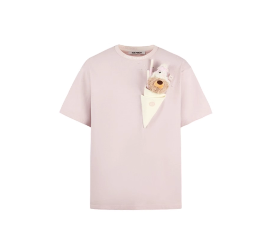 13 DE MARZO  ICE CREAM BEAR HEAD CASUAL SHORT SLEEVE