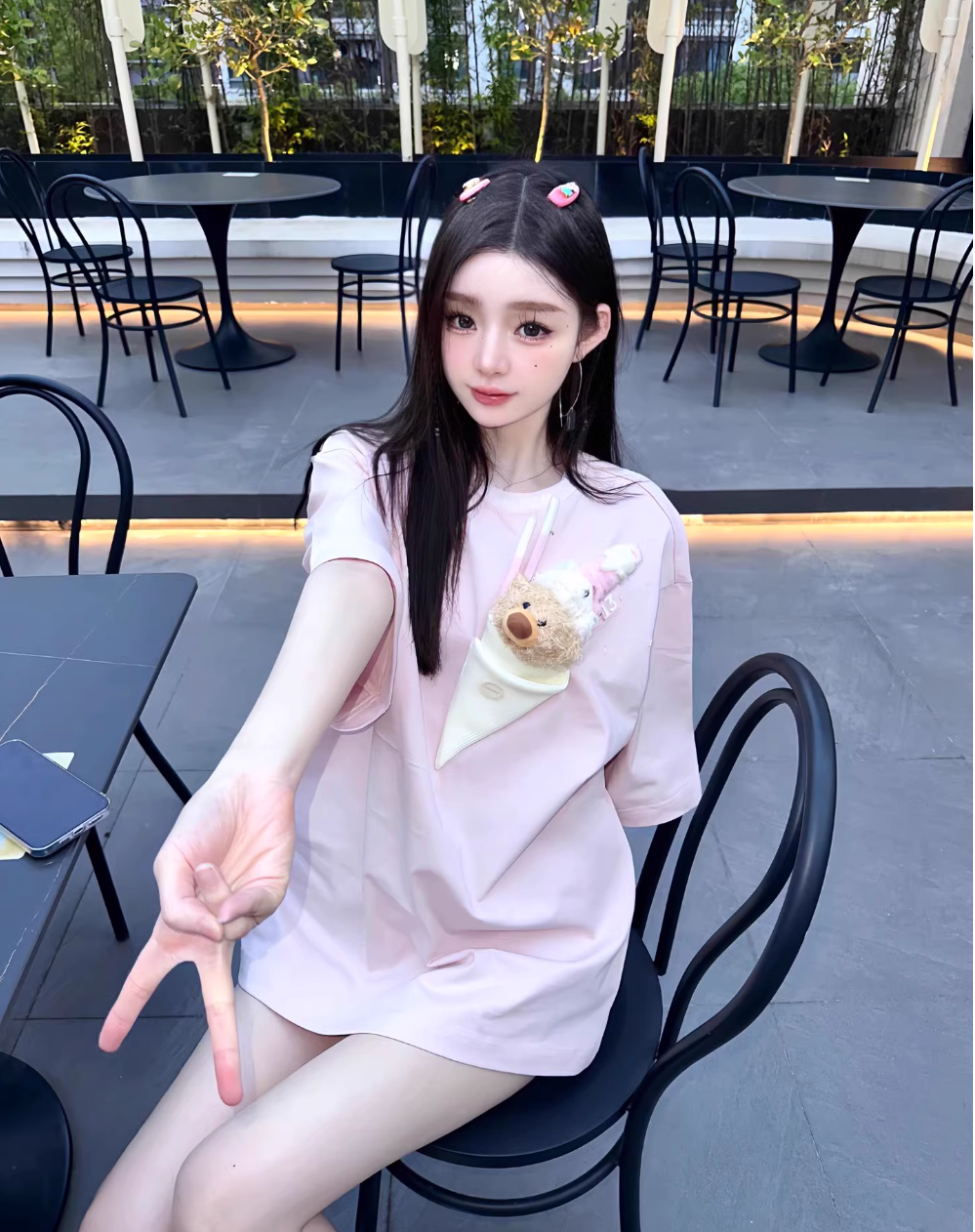 13 DE MARZO  ICE CREAM BEAR HEAD CASUAL SHORT SLEEVE