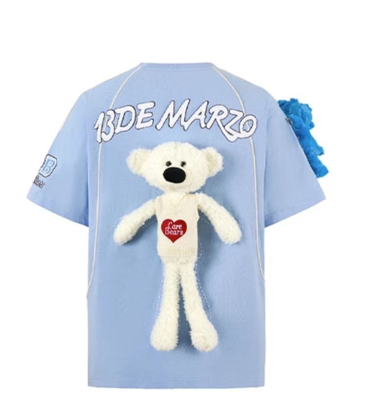 13 DE MARZO RAINBOW BEAR MOTORCYCLE SHORT SLEEVE