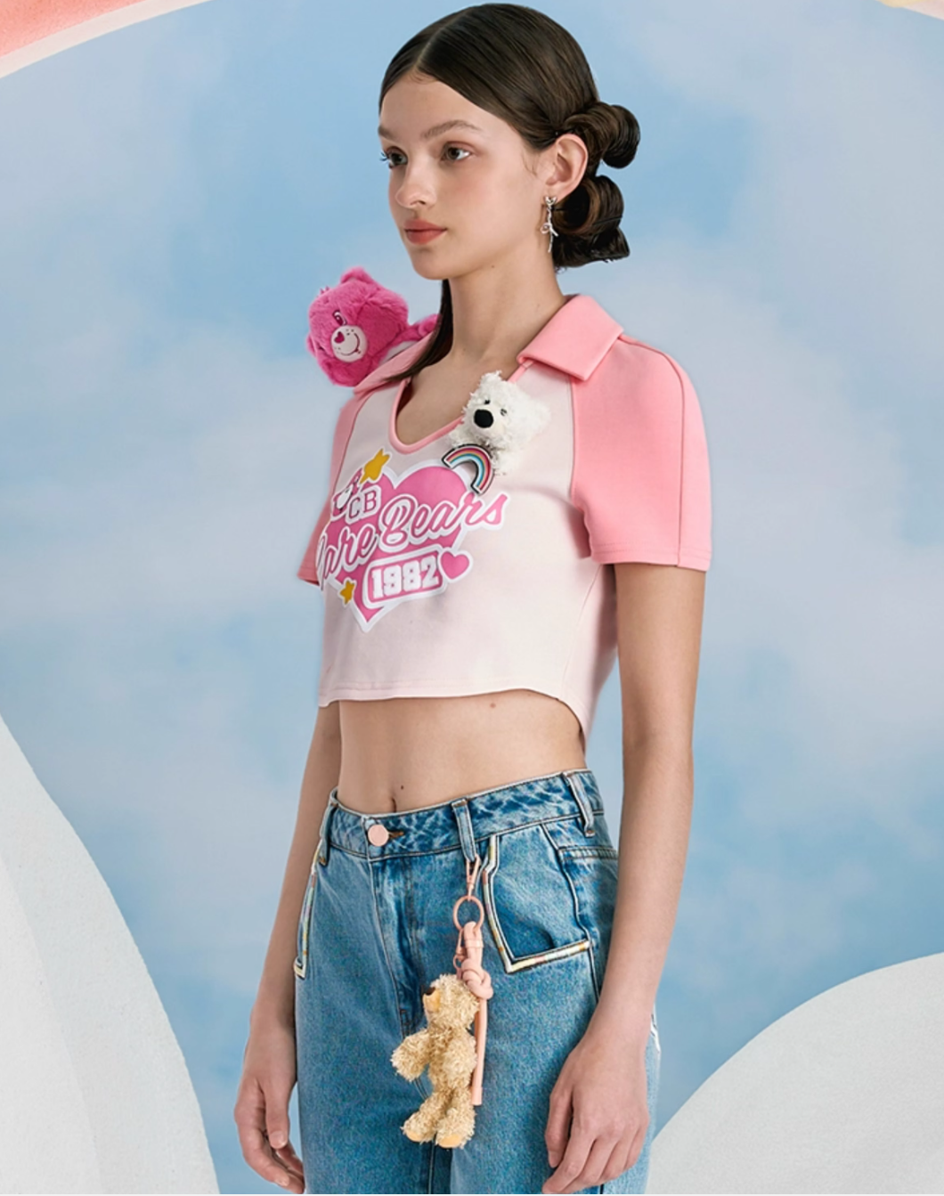 13 DE MARZO CARE BEARS JOINT SERIES AMERICAN SHORT TIGHT SHORT SLEEVE