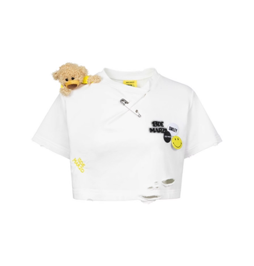 13 DE MARZO SMILEY SERIES PIN SMILEY SHORT SHORT SLEEVE