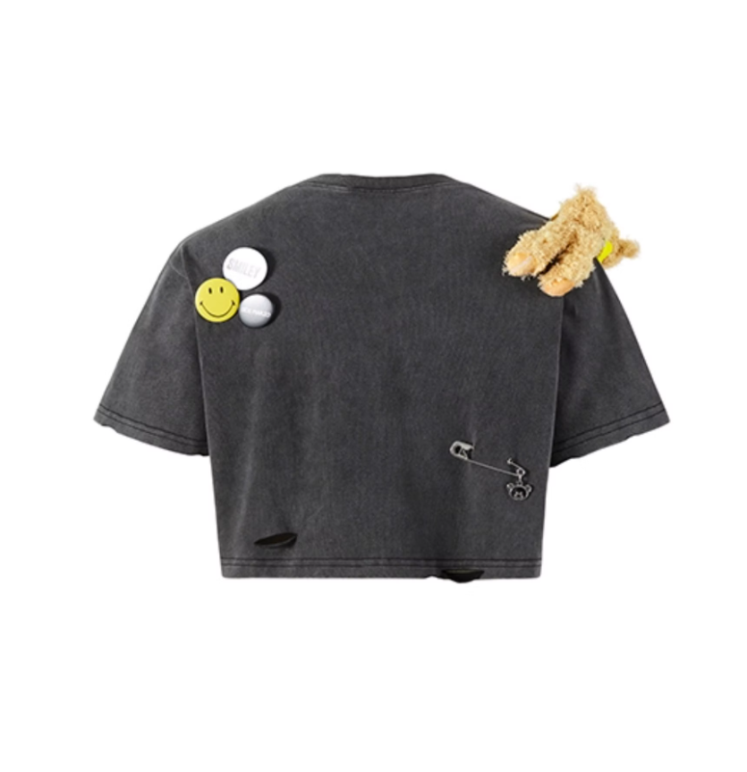 13 DE MARZO SMILEY SERIES PIN SMILEY SHORT SHORT SLEEVE