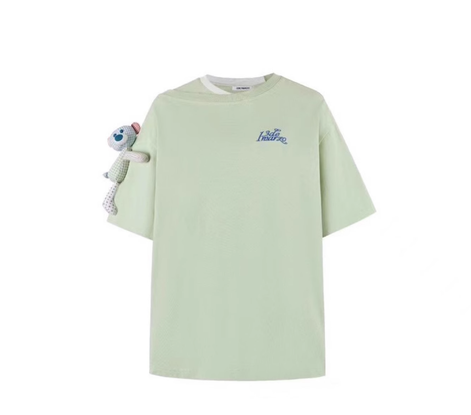 13 DE MARZO MALPOSITION COLLAR LOGO T-SHIRT