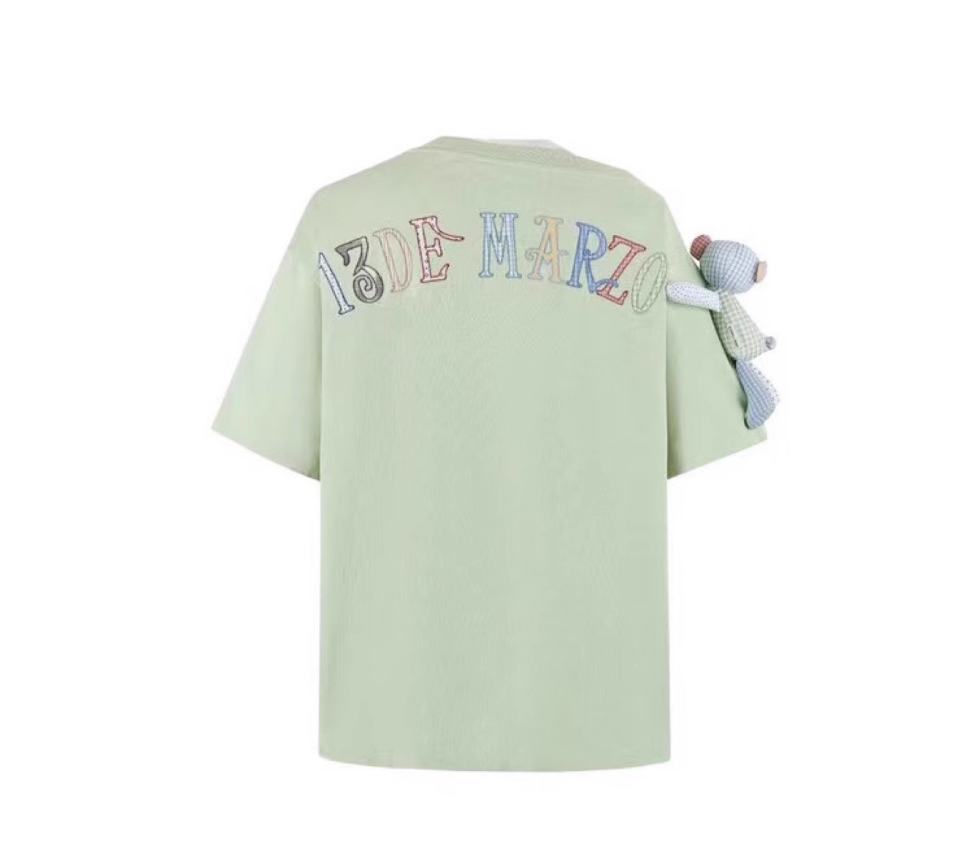 13 DE MARZO MALPOSITION COLLAR LOGO T-SHIRT