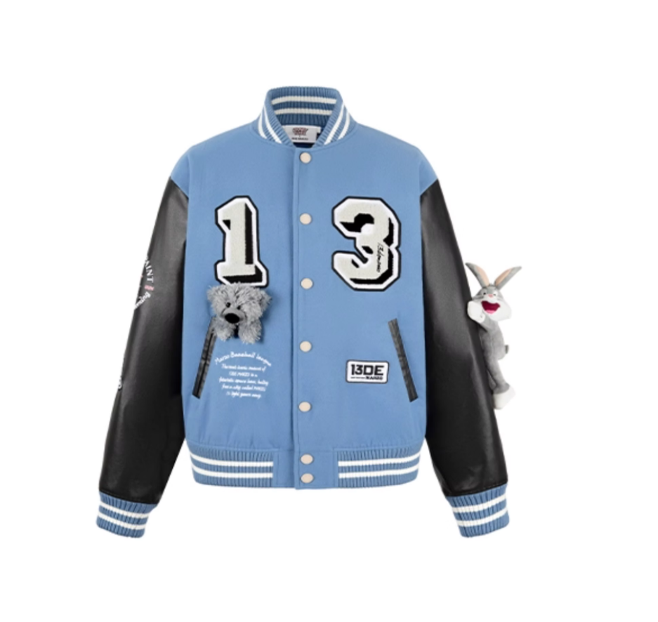 13 DE MARZO BUGS BUNNY SERIES JACKET JACKET BASEBALL UNIFORM