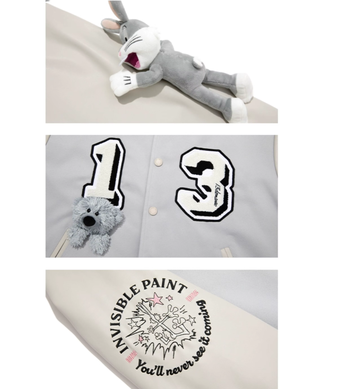 13 DE MARZO BUGS BUNNY SERIES JACKET JACKET BASEBALL UNIFORM