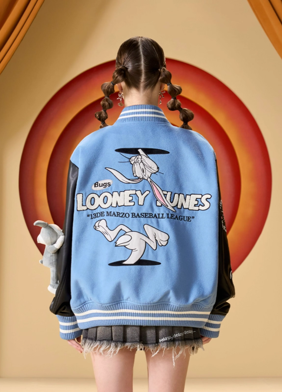 13 DE MARZO BUGS BUNNY SERIES JACKET JACKET BASEBALL UNIFORM