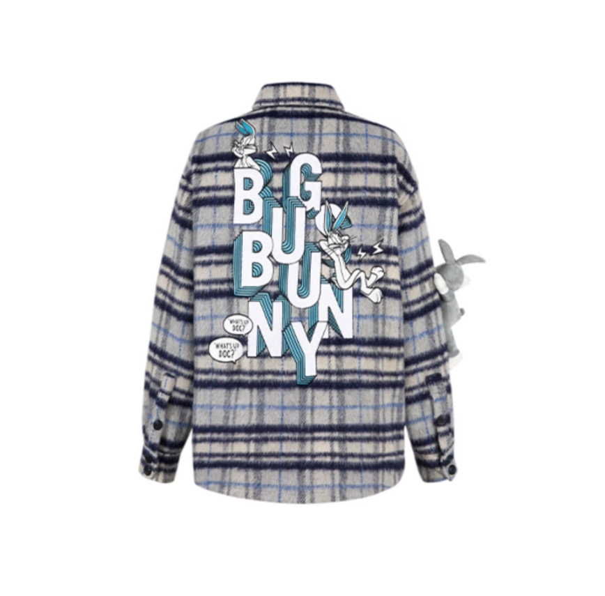 13 DE MARZO BUGS BUNNY'S PLAID SHIRT JACKET