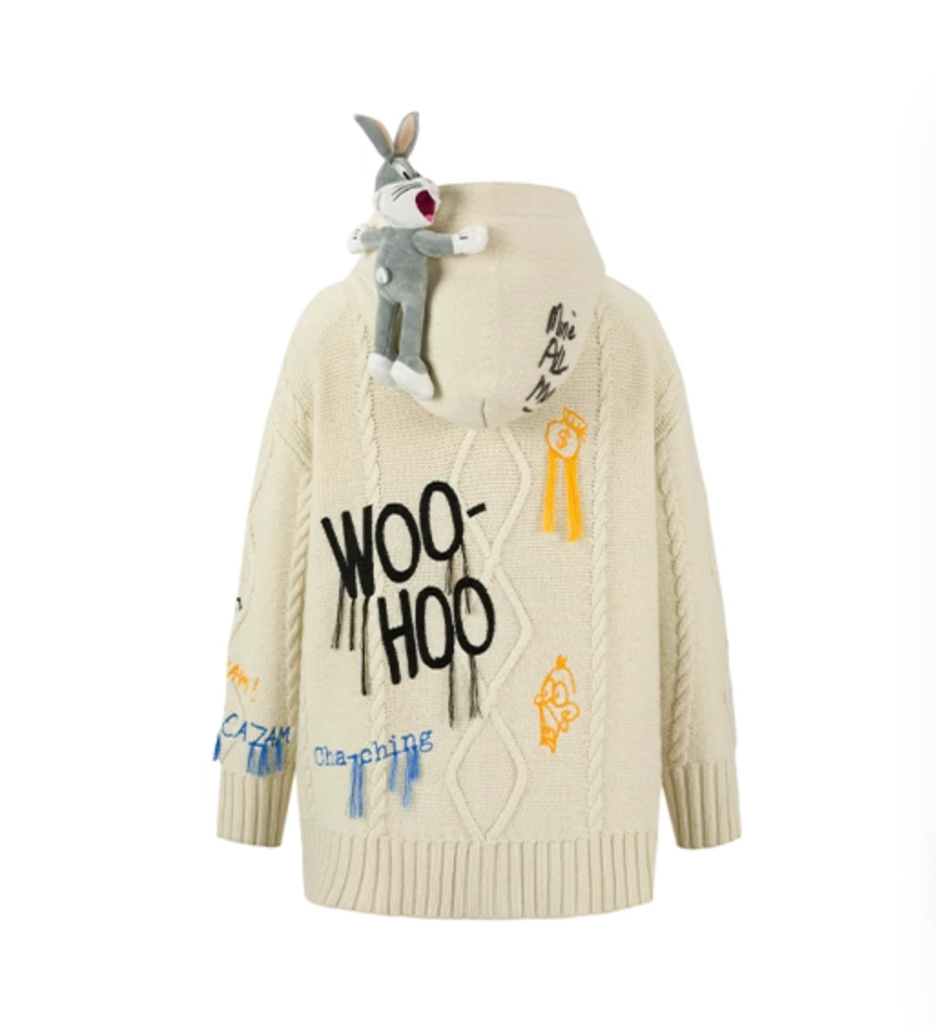 13 DE MARZO LOONEY TUNES SERIES WOOL CARDIGAN
