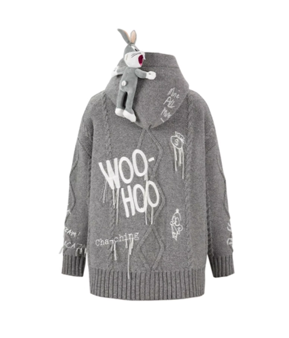 13 DE MARZO LOONEY TUNES SERIES WOOL CARDIGAN
