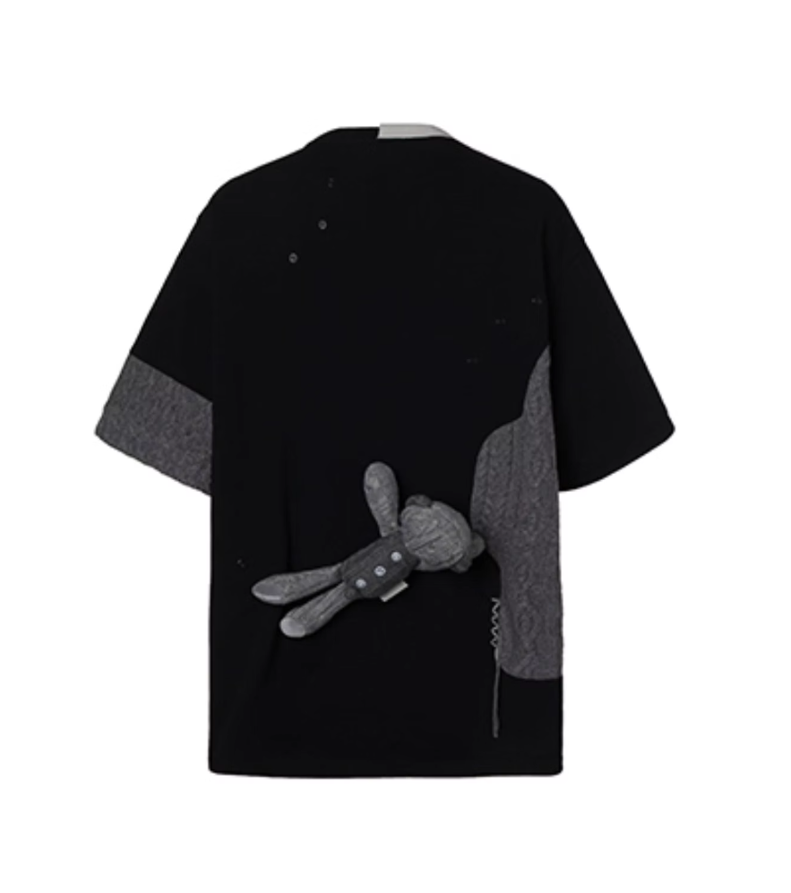 13 DE MARZO PATCHWORK CASUAL T-SHIRT