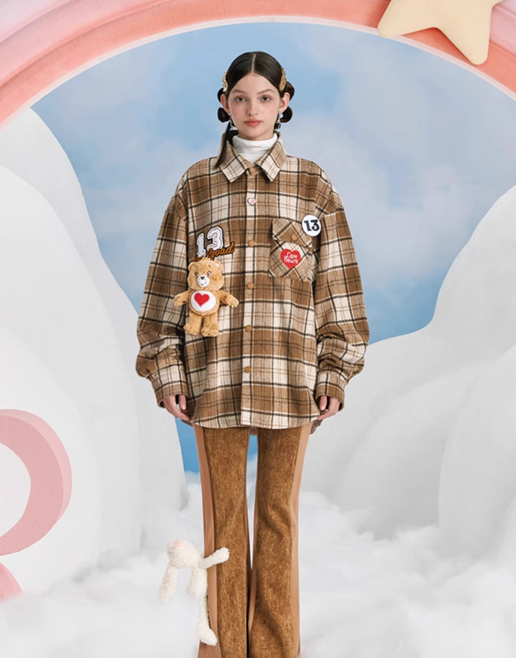 13 DE MARZO CARE BEARS SHIRT JACKET