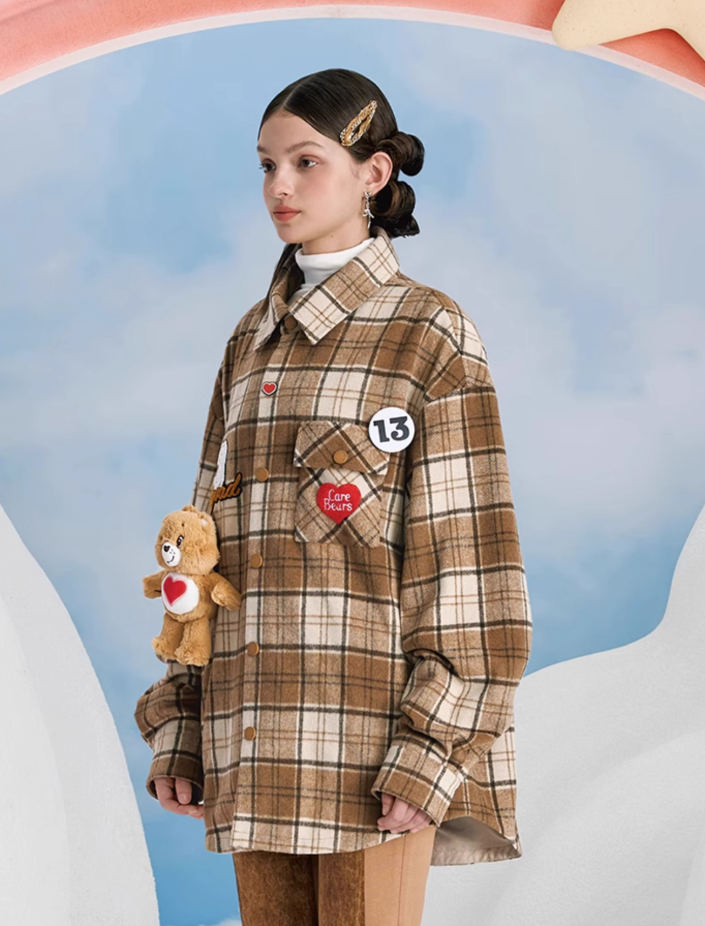 13 DE MARZO CARE BEARS SHIRT JACKET