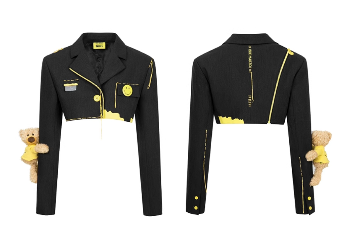 13 DE MARZO SMILEY SHORT JACKET
