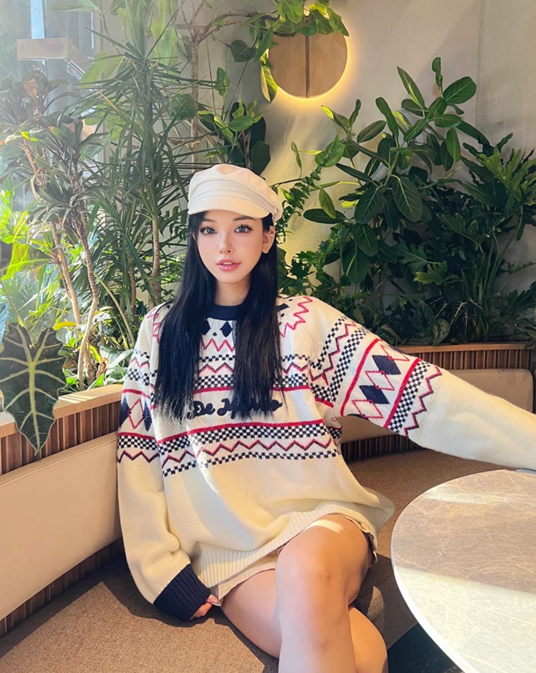 13 DE MARZO BEAR EXOTIC NOSTALGIA SWEATER