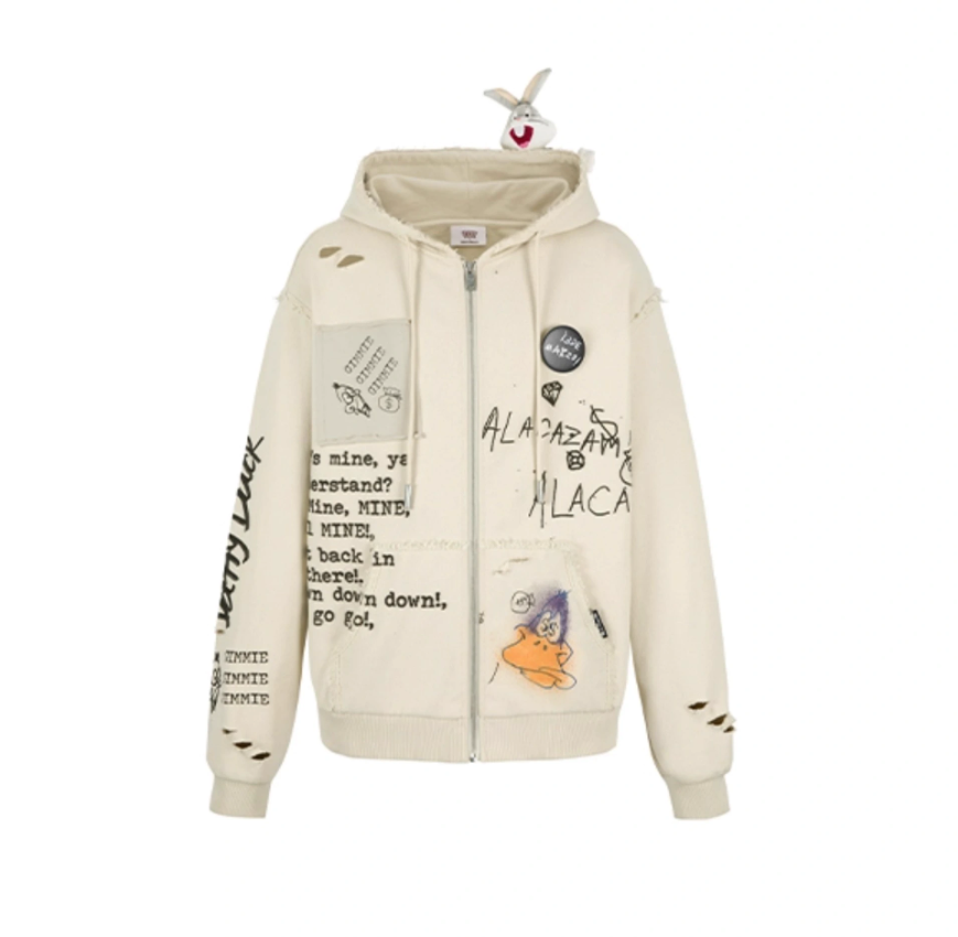 13 DE MARZO LOONEY TUNES DOODLE HOODIE