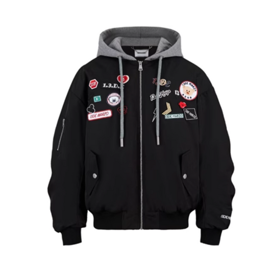 13 DE MARZO BADGES MA-1 JACKET