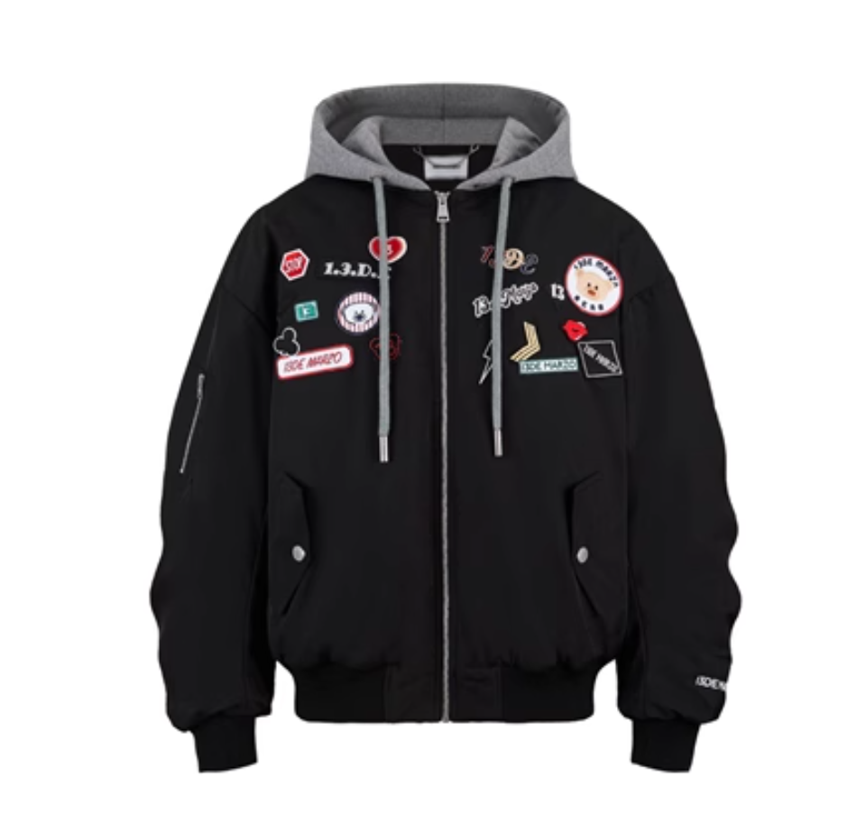 13 DE MARZO BADGES MA-1 JACKET