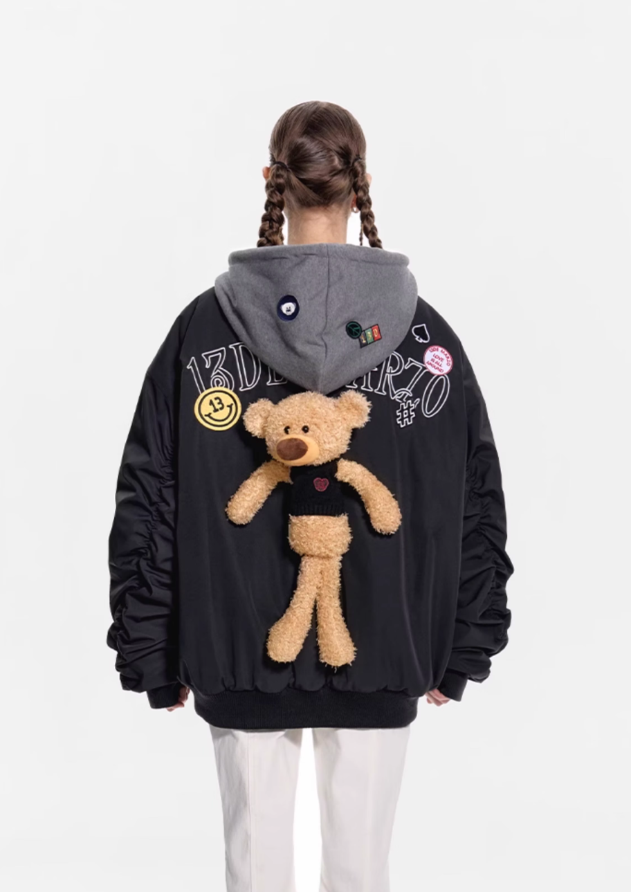 13 DE MARZO BADGES MA-1 JACKET