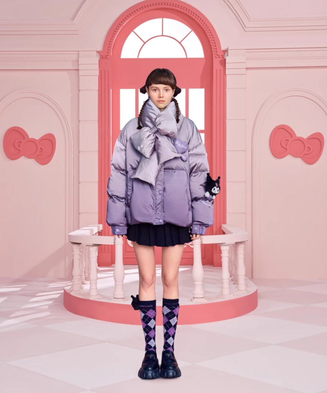 13 DE MARZO KULOMI LOVE GRADIENT DOWN JACKET